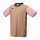 Yonex Sport-Tshirt Practice Colourblock 16745 (100% Polyester) 2025 hellbraun/pink Jungen